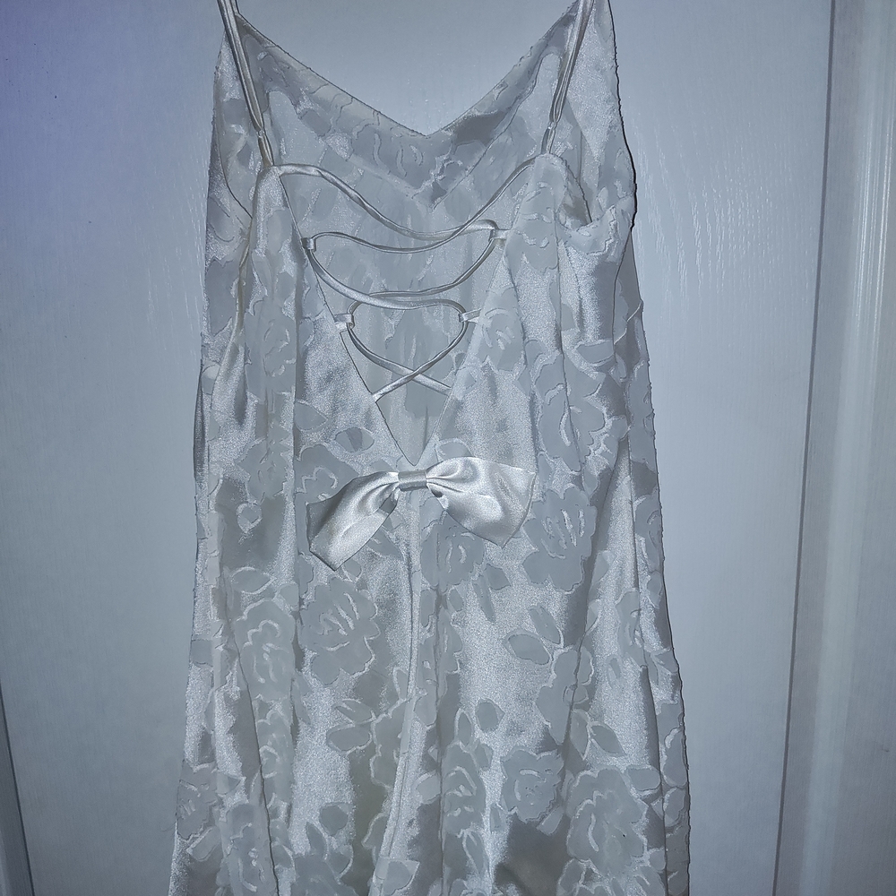 Victoria's Secret White Lace Chemise